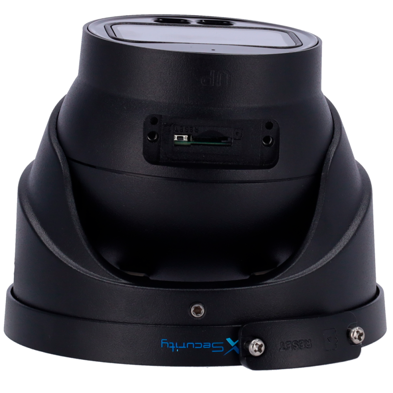 X-Security XS-IPT990ZA-4P-DL-WIZ-BLACK Câmara Turret IP, 4 MP, 2.7-13.5 mm, 40 m IR/Luz branca, PoE, IP67, Áudio, MicroSD, WDR (120 dB), Preto - 8435325489339