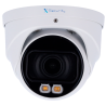 X-Security XS-IPT990ZA-4P-DL-WIZ Câmara Turret IP, 4 MP, 2.7-13.5 mm, 40 m IR/Luz, PoE, IP67, Áudio, MicroSD, WDR (120 dB), Branco - 8435325487052