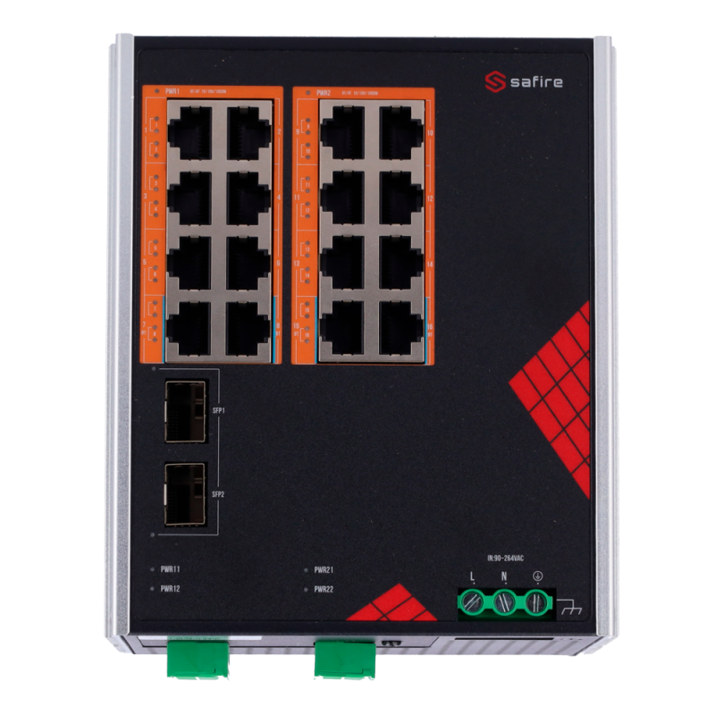 Safire SF-SWI1816HIPOE-GF-AC-260-DIN