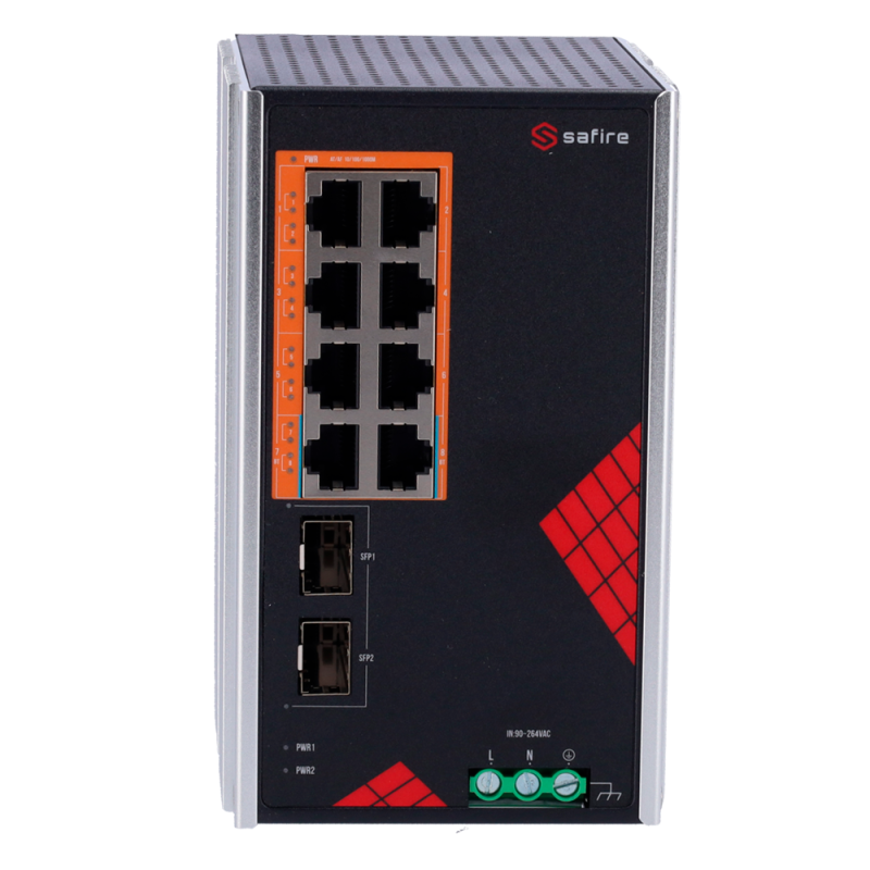 Safire SF-SWI1008HIPOE-GF-AC-130-DIN