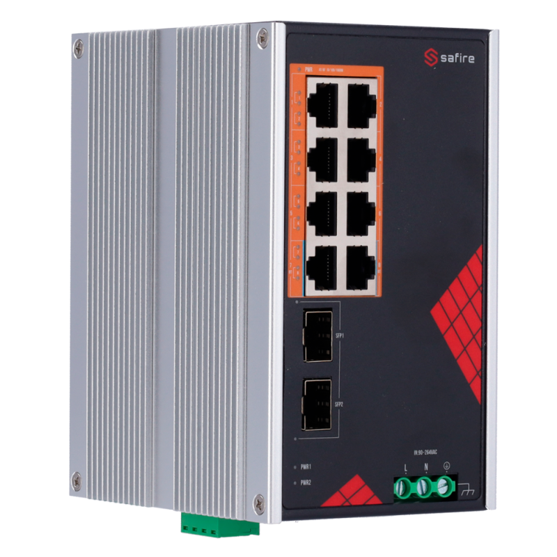 Safire SF-SWI1008HIPOE-GF-AC-130-DIN