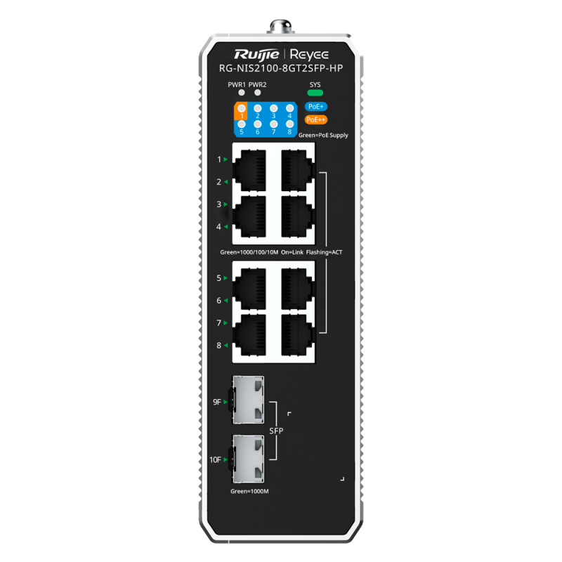Reyee RG-NIS2100-8GT2SFP-HP