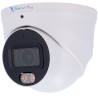 X-Security XS-IPT982CA-6P-WIZCOLOR Câmara Turret IP, 6 MP, 2.8 mm, 30 m, PoE, IP67, Áudio, MicroSD, WDR (120 dB), WizSense, Branco - 8435325492971