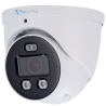 X-Security XS-IPT982CA-8U-WIZCOLOR-TIOC Câmara Turret IP, 8 MP, 2.8 mm, 30 m, PoE, IP67, Áudio, MicroSD, WDR (120 dB), WizSense, Branco - 8435325493015