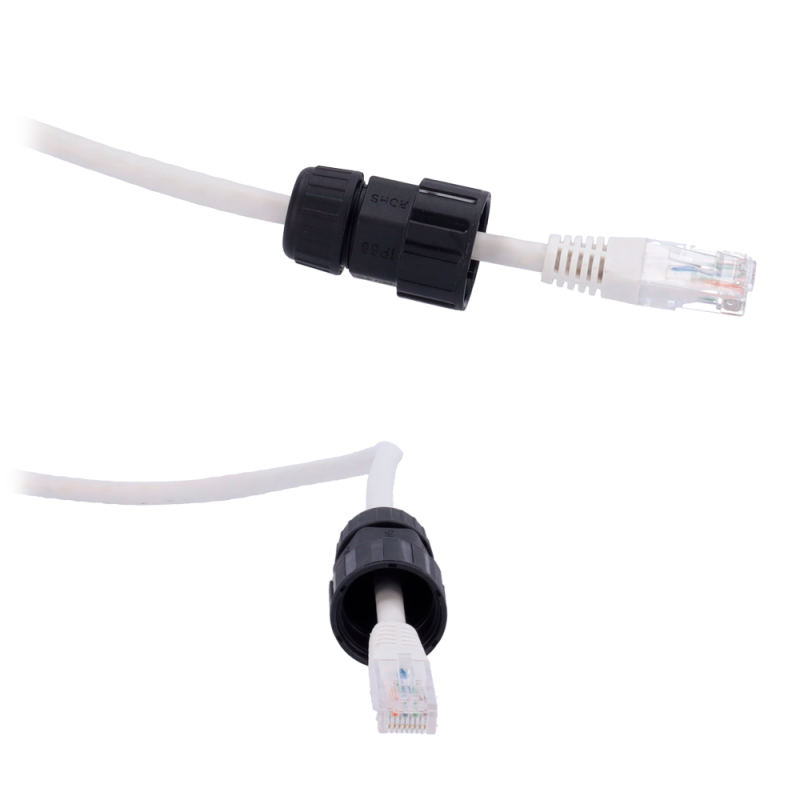 Oem CON-RJ45-GLAND-W-BLACK