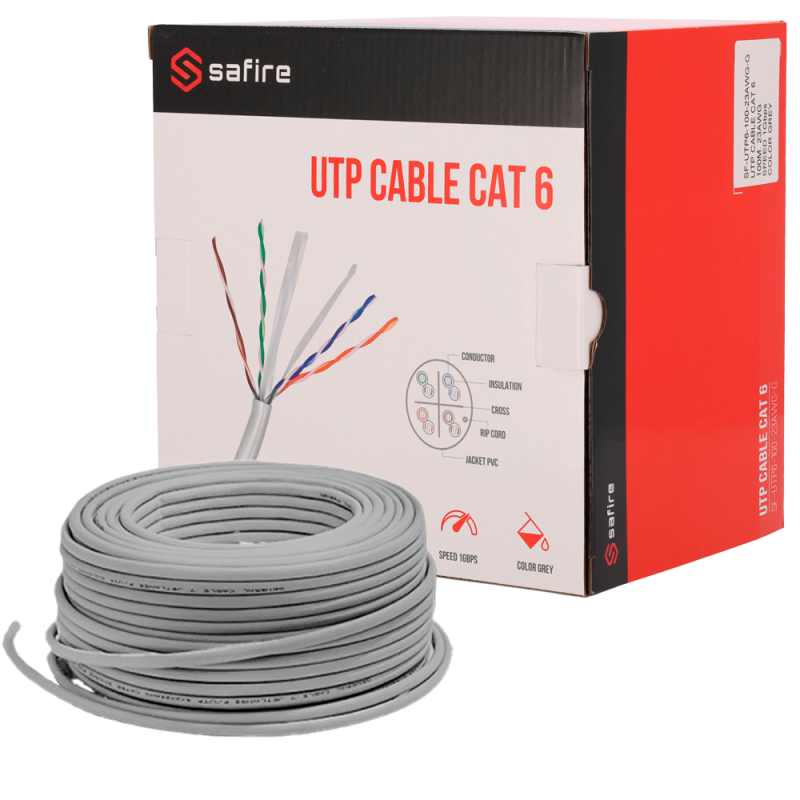 Safire SF-UTP6-100-23AWG-G