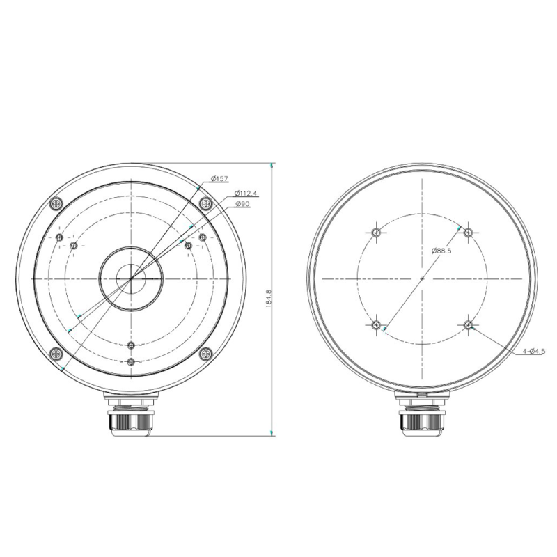 Hikvision DS-1280ZJ-M-BLACK