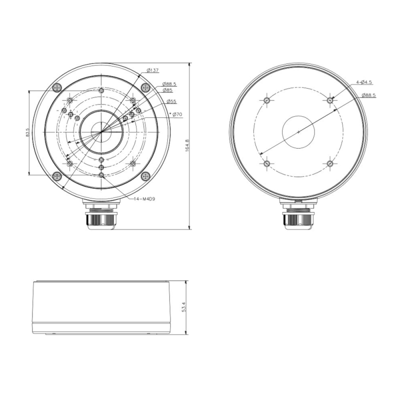 Hikvision DS-1280ZJ-S-BLACK