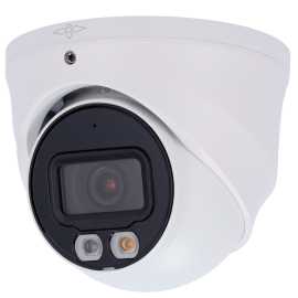 X-Security XS-IPT981A-8P-WIZ-DL Câmara Turret IP, 8 MP, 2.8 mm, 30 m, PoE, IP67, Áudio, MicroSD, WDR (120 dB), Branco - 8435325484570