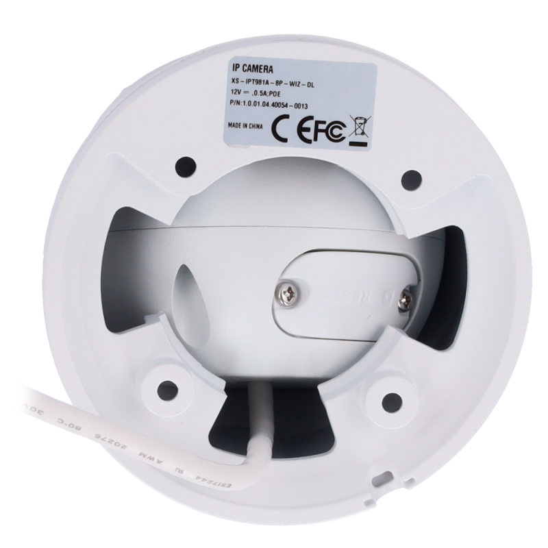 X-Security XS-IPT981A-8P-WIZ-DL Câmara Turret IP, 8 MP, 2.8 mm, 30 m, PoE, IP67, Áudio, MicroSD, WDR (120 dB), Branco - 8435325484570