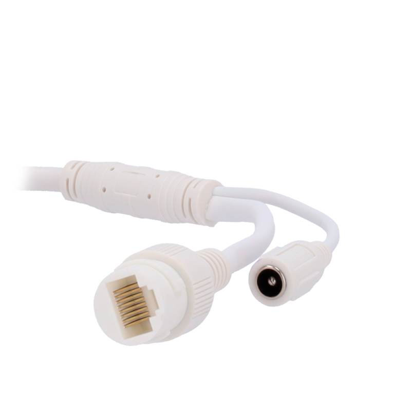 X-Security XS-IPT981A-8P-WIZ-DL Câmara Turret IP, 8 MP, 2.8 mm, 30 m, PoE, IP67, Áudio, MicroSD, WDR (120 dB), Branco - 8435325484570