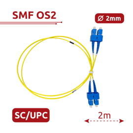 Safire SF-SC-UPC-SC-UPC-OS2-DX-2M-Y