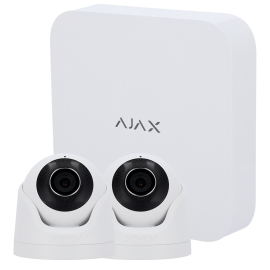 Ajax AJ-NVRKIT108-2XTURRET-W
