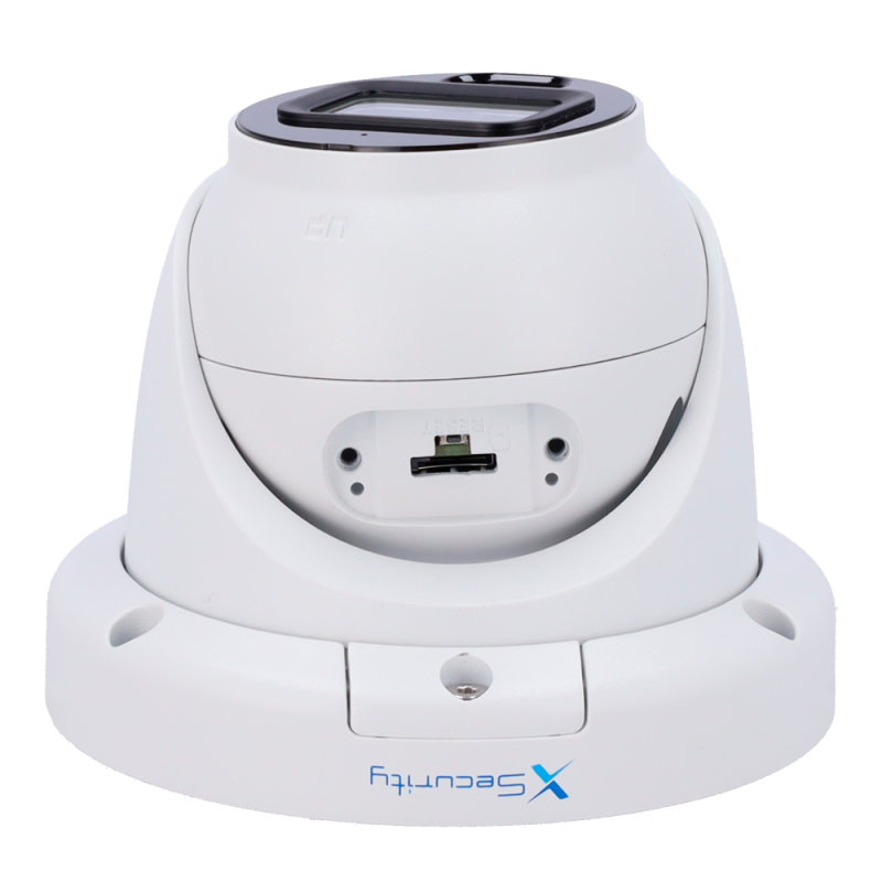 X-Security XS-IPT744A-4U-DL-WIZ Câmara Turret IP, 4 MP, 2.8 mm, 50 m, PoE, IP67, Áudio, MicroSD, WDR (120 dB), WizSense, Branco - 8435325492834
