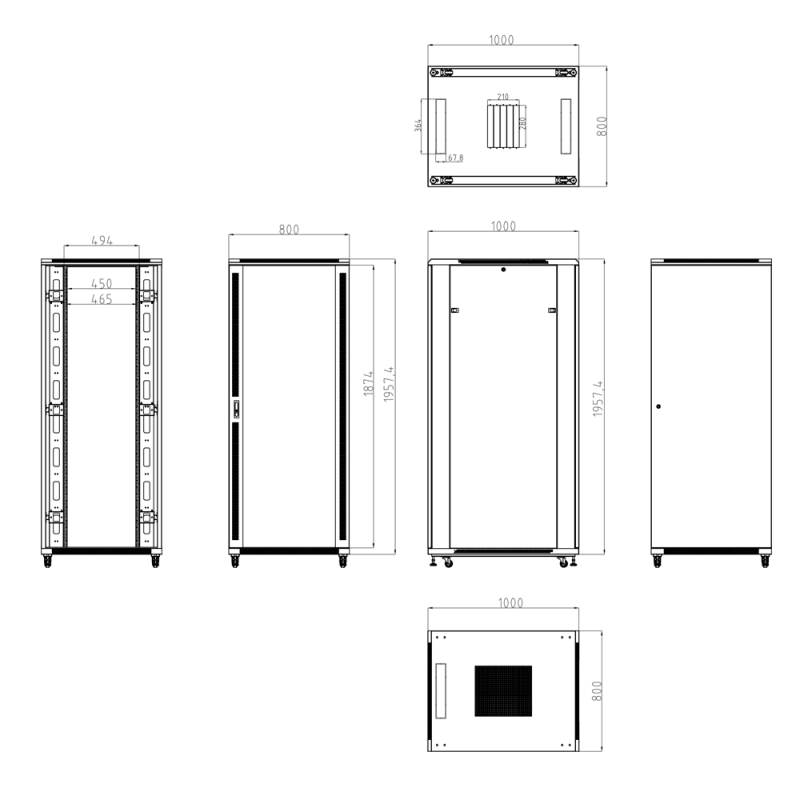 Oem RACK-42U-10D