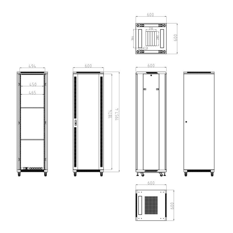 Oem RACK-42UFN