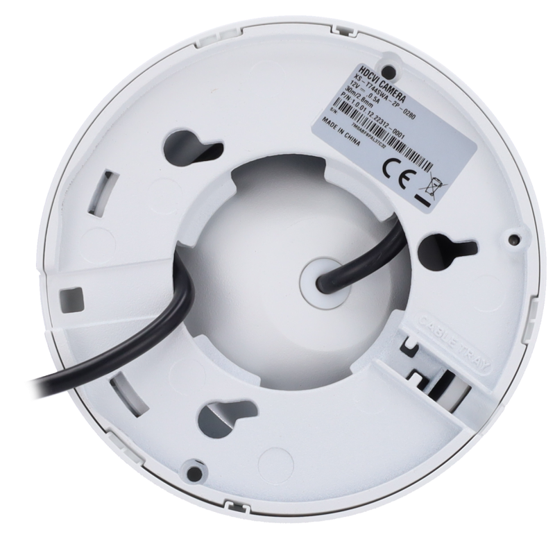 X-Security XS-T744SWA-2P-0280 Câmara Turret Analógica 4n1, 2 MP, 2.8 mm, 30 m, 12V DC, IP67, Áudio CVI, Branco - 8435325463827