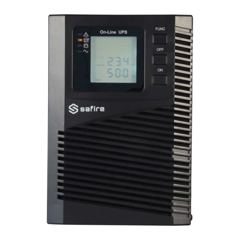 OEM UPS3000VA-ON-4IEC UPS SAI Online Monofásica, 3000VA/2700W, 200-240 Vac, 4 IEC, Recarga 4-5 h, 6 Baterias 12 V 9 Ah incluídas - 8435325468877