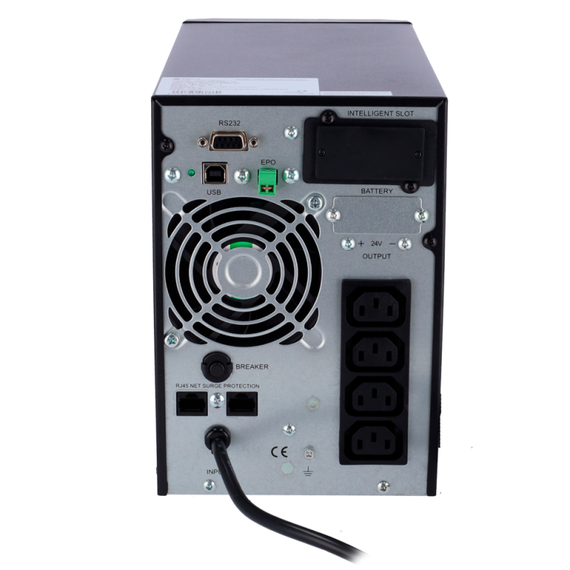OEM UPS3000VA-ON-4IEC UPS SAI Online Monofásica, 3000VA/2700W, 200-240 Vac, 4 IEC, Recarga 4-5 h, 6 Baterias 12 V 9 Ah incluídas - 8435325468877