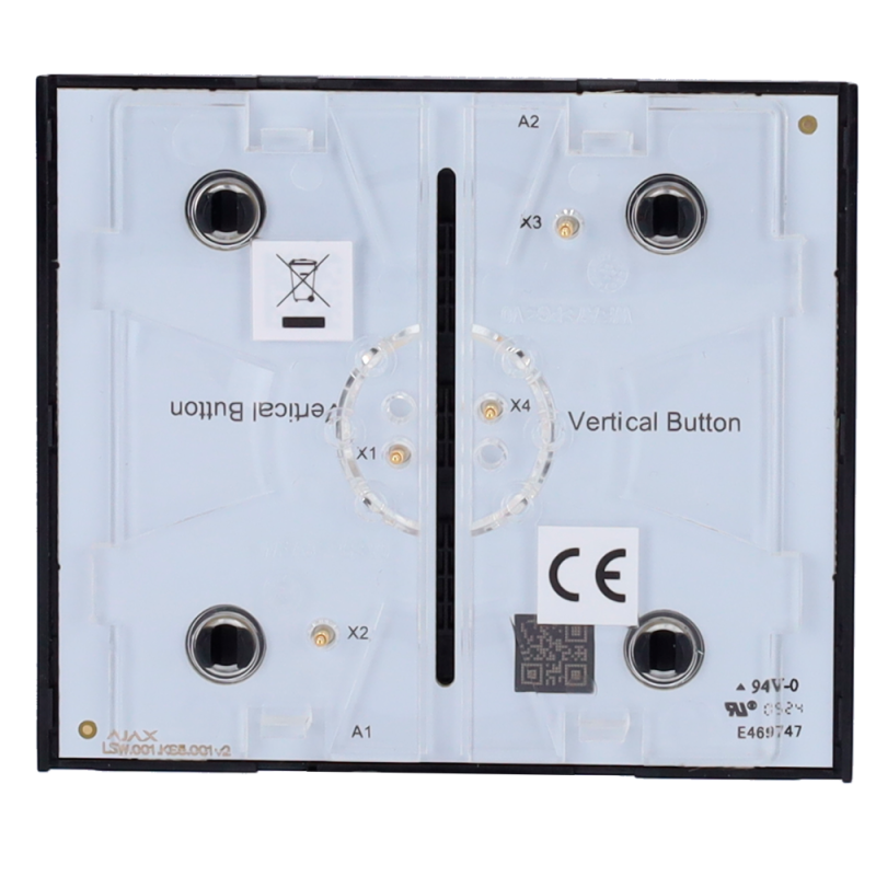 Ajax AJ-CENTERBUTTON-2G-B-VERT