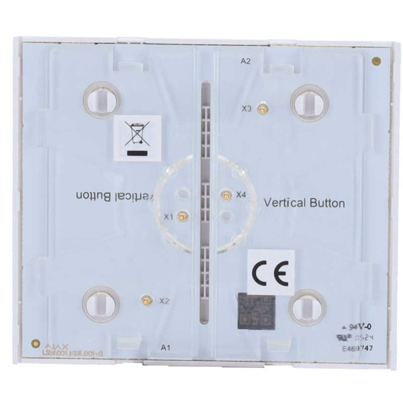 Ajax AJ-CENTERBUTTON-1G2W-W-VERT