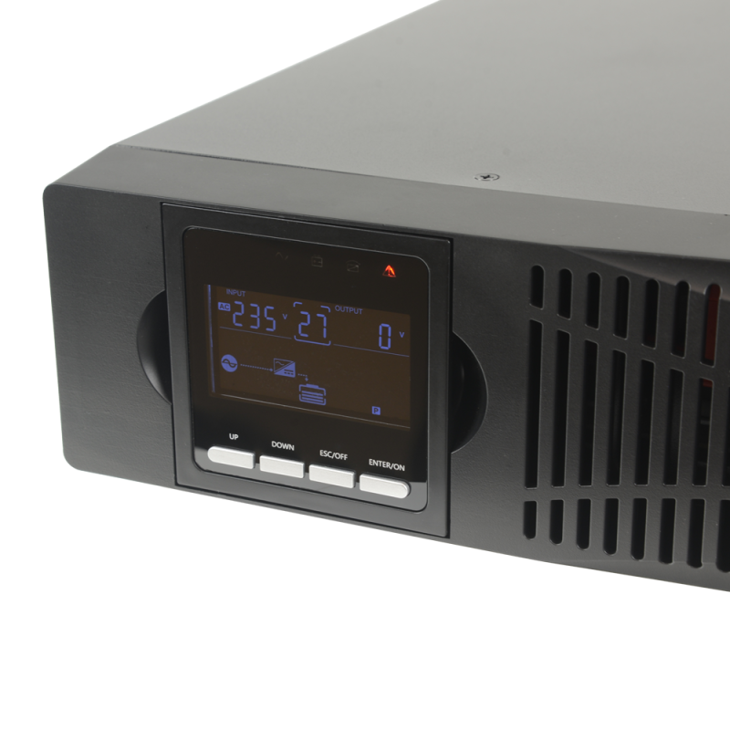 OEM UPS2000VA-ON-2-RACK UPS SAI Online Monofásica, 2000VA/1800W, 220-240 Vac, 2 Schuko, Recarga 4-5 h, 4 Baterias 12 V 9.5 Ah incluídas - 8435325440668