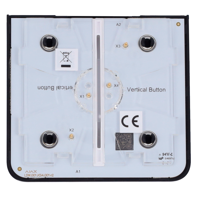Ajax AJ-SIDEBUTTON-2G-B-VERT