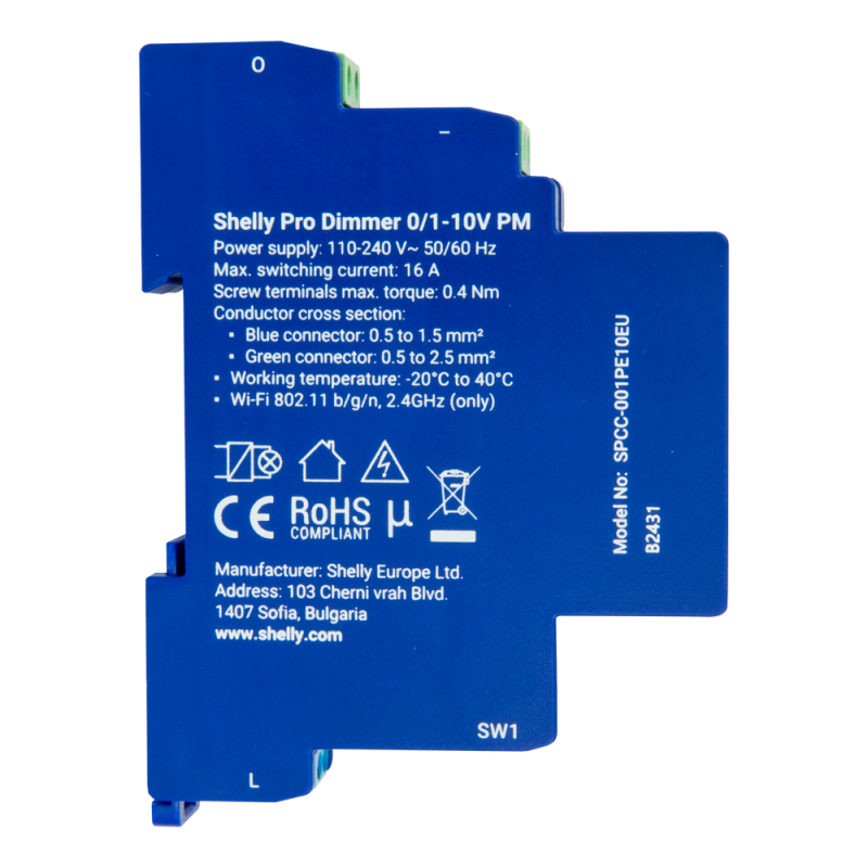 Shelly SH-PRO-DIMMER-01-10V-PM