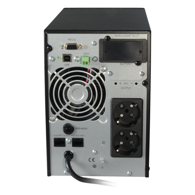 OEM UPS1000VA-ON-4 UPS SAI Online Monofásica, 1000VA/900W, 200-240 Vac, 2 Schuko, Recarga 4-5 h, 2 Baterias 12 V 9 Ah incluídas - 8435325432038