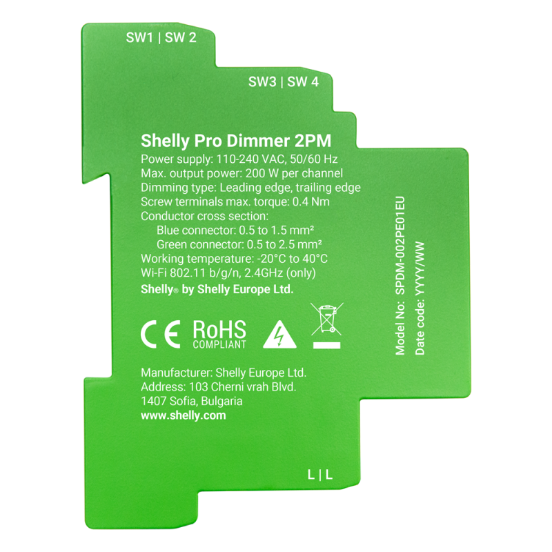 Shelly SH-PRO-DIMMER-2PM