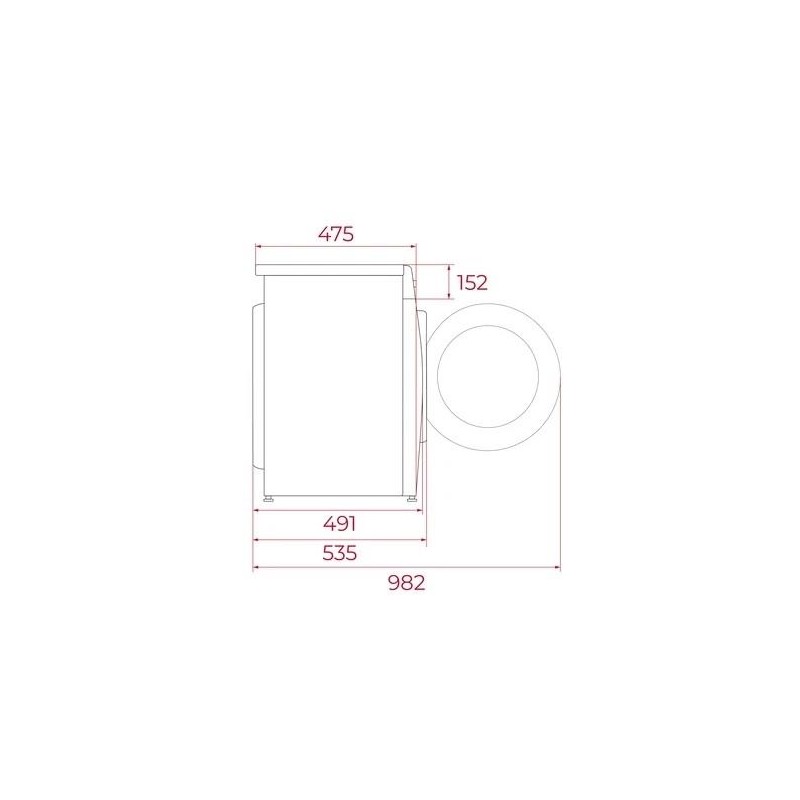 TEKA - Máq. Lavar Roupa WMK 40840 WH TOTAL 113910018