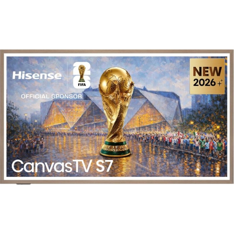 HISENSE - QLED Canvas TV 65`` 4K SmarTV 65S7S