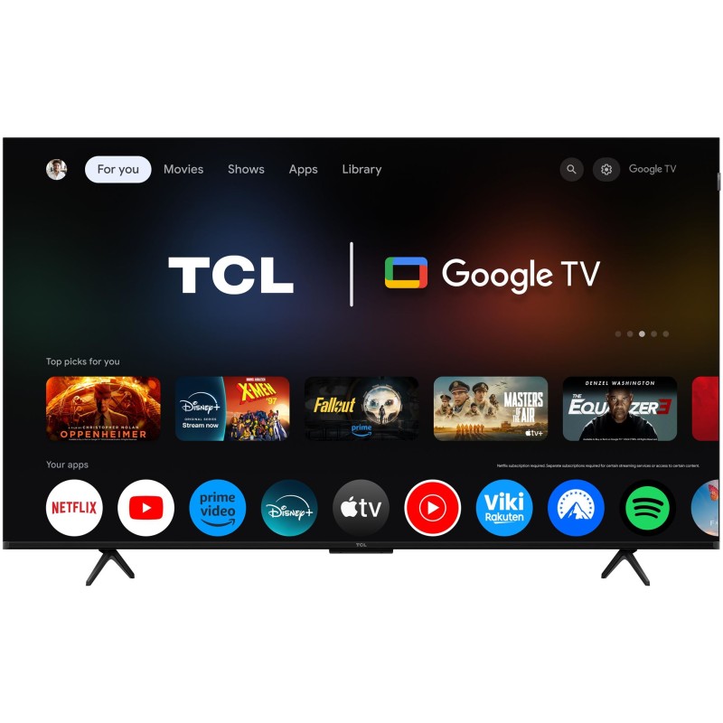 TCL - QD-MiniLED Smart Google TV 4K 75P8L
