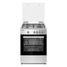 Orima OR-650-X Fogão Gás, 4 Queimadores, Mesa Inox, Forno 55 L, 60 cm, Inox, Preto - 030801 - 5603883214363