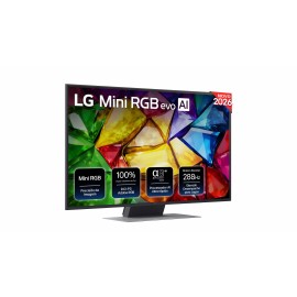 LG 65MRGB86B6A.AEU Smart TV 65 Mini-LED RGB Evo AI 4K WebOS26 Preto Metalizado - 8806096722909
