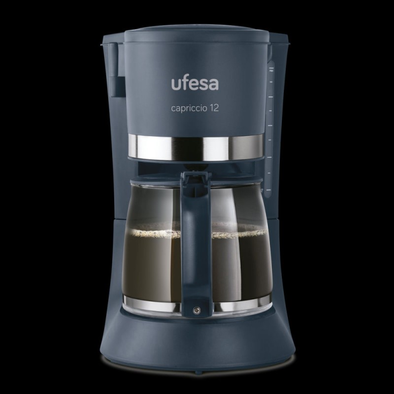 Ufesa CG7124 Capriccio Cafeteira de Filtro Manual, 12 Chávenas, 680 W, Azul - 71604776 - 8422160047763