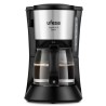 Ufesa CG7115 Capriccio Delux Cafeteira de Filtro Manual, 6 Chávenas, 600 W, Programável, Anti-Gota, Preto, Inox - 71605330 - 8422160053306