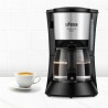 Ufesa CG7115 Capriccio Delux Cafeteira de Filtro Manual, 6 Chávenas, 600 W, Programável, Anti-Gota, Preto, Inox - 71605330 - 8422160053306