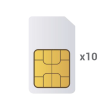 WUARDA 10XM2M-CARD-EU