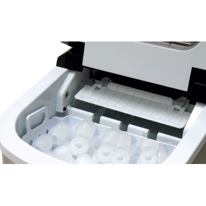 Caso Design 5CASOD3301 Máquina de Fazer Gelo IceMaster Pro 3301, Elétrica, 2,2 L, Produção 12 kg/24 h, 90 W, Inox - 4038437033014