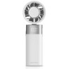Daewoo DW9013 Ventoinha de Mão, Mini, USB, 10 W, 80 Velocidades, Recarregável, Função Frio, LED, Branco - 8436533800060
