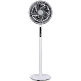 Daewoo DW9008 Ventoinha de Pé com Comando, 30 cm, 90 W, 3 Velocidades, Altura Regulável, Branco - 8436533799890