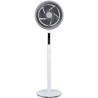 Daewoo DW9008 Ventoinha de Pé com Comando, 30 cm, 90 W, 3 Velocidades, Altura Regulável, Branco - 8436533799890