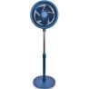 Daewoo DW9006 Ventoinha de Pé, 30 cm, 90 W, 3 Velocidades, Altura Regulável, Azul - 8436533799913