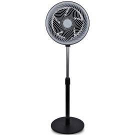 Daewoo DW9004 Ventoinha de Pé, 30 cm, 90 W, 3 Velocidades, Altura Regulável, Preto - 8436533799821