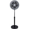 Daewoo DW9004 Ventoinha de Pé, 30 cm, 90 W, 3 Velocidades, Altura Regulável, Preto - 8436533799821
