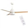 Grunkel SKYECO-42 Ventoinha de Teto com Comando, 106 cm, 40 W, 6 Velocidades, 3 Pás, Branco - 8426156018195