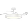 Grunkel SKYWHITE42 Ventoinha de Teto com Comando, 106 cm, 30 W, 6 Velocidades, 3 Pás, Temporizador, Luz LED Integrada 24 W, Branco - 8426156019451