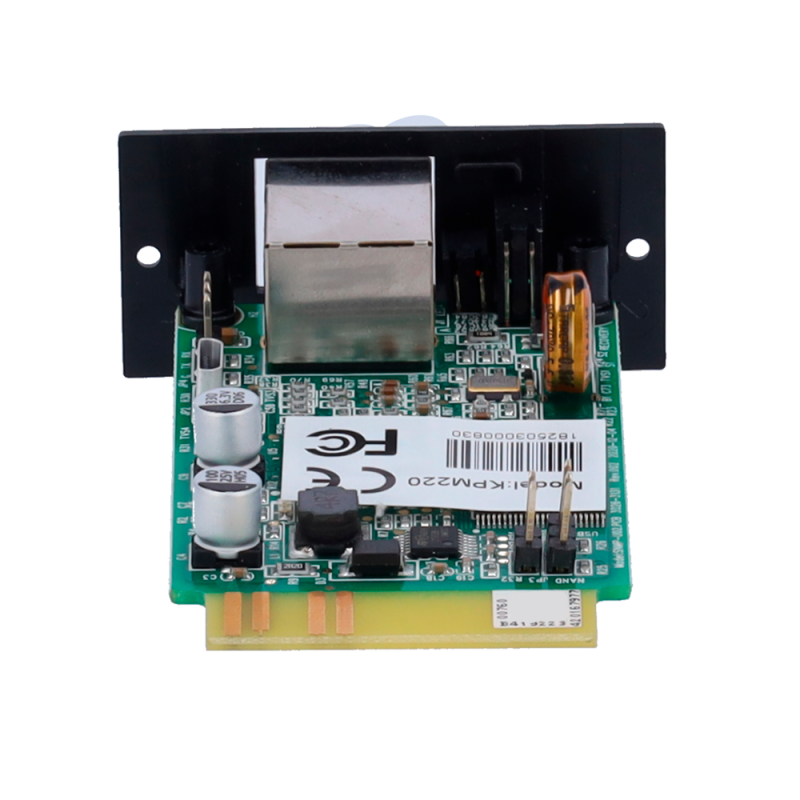OEM UPS-SMNP-KPM220 Cartão de rede SNMP, Gestão e Monitorização da UPS SAI via HTTP, SNMP e TCP/IP, CPU ARM 300MHz 32-bit, 128M Byte NAND FLASH, 64M Byte SDRAM, Windows, Mac, Linux - 8435325468914