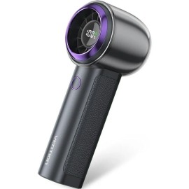 VENTION PBBV0 Ventoinha de Mão, Mini, USB, 100 Velocidades, 13000 RPM, 3000 mAh, Display LED, Púrpura, Roxo - 6922794792258